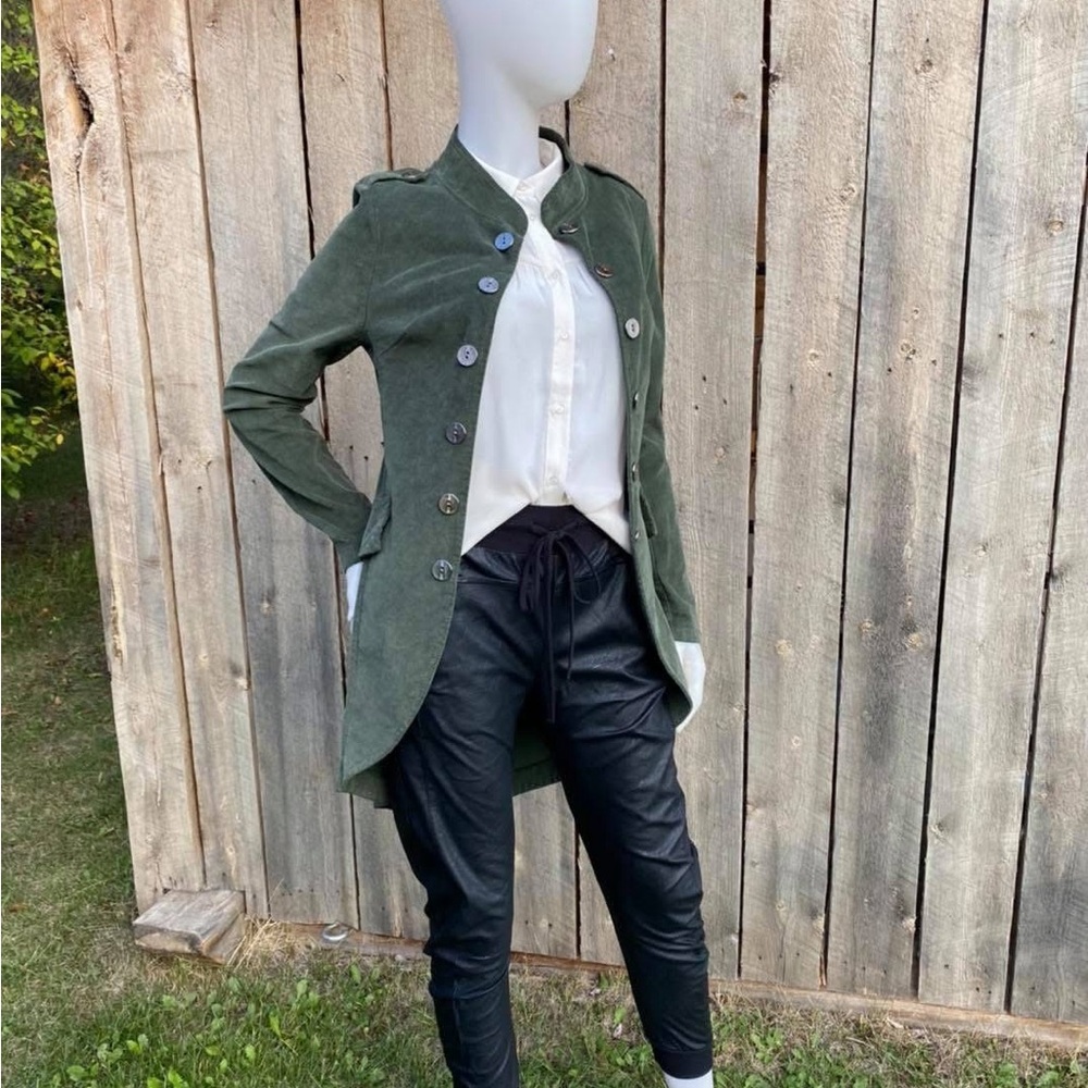 Women's Blue-Grey military style Jacket